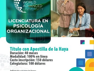 Licenciatura en Psicología Organizacional