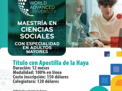 Maestría en Ciencias Sociales con especialidad en Adultos Mayores