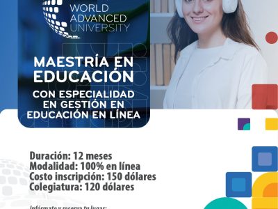 Maestría en Ciencias de la Educación con especialidad en Gestión de Educación en Línea