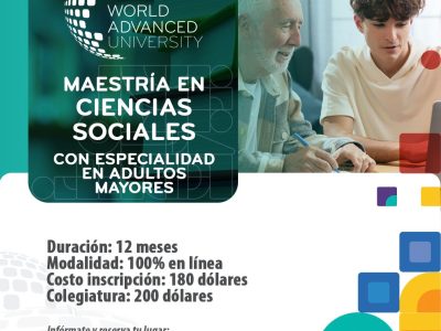 Maestría en Ciencias Sociales con especialidad en Adultos Mayores