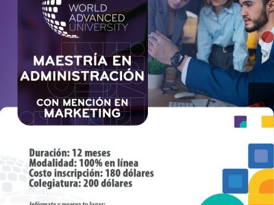 Maestría en Administración de Empresas con Mención en Marketing